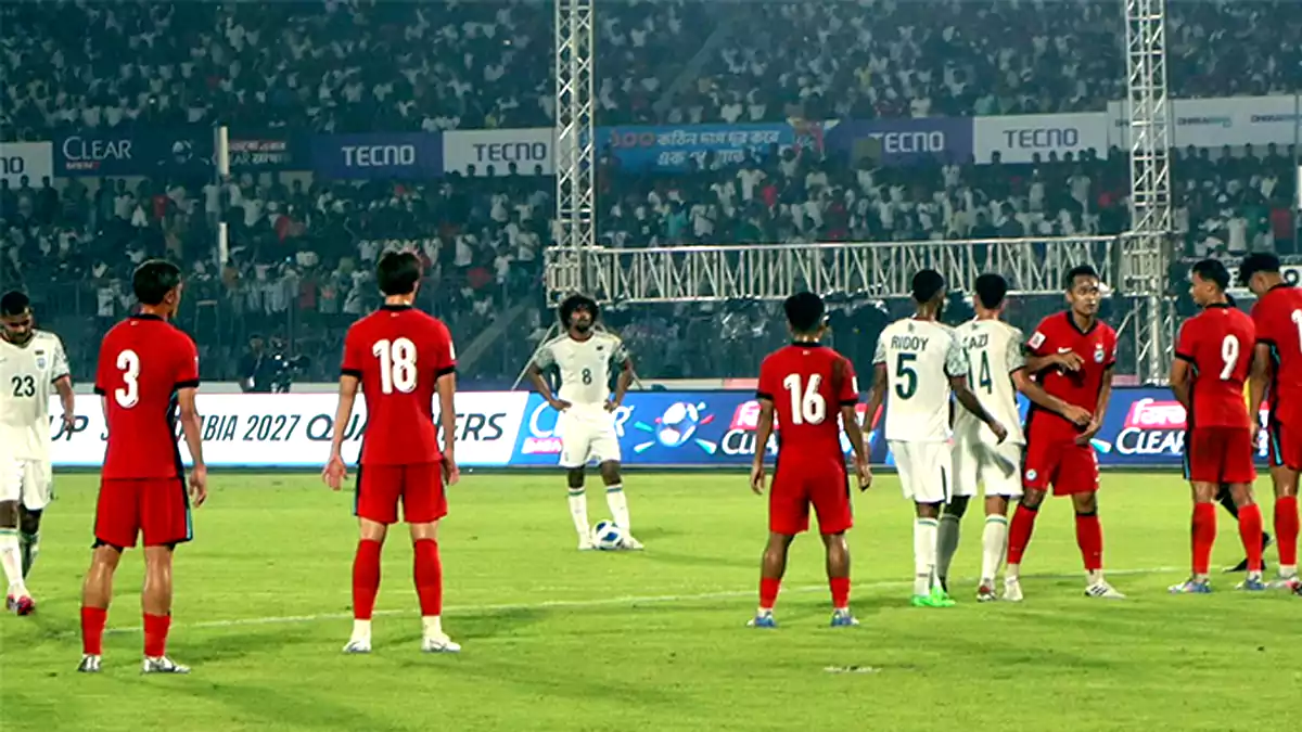 Bangladesh Falls to Singapore 2-1